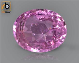 NATURAL UNHEATED UNTREATED  PINK SAPPHIRE (C) 1.89 CRT ( 61677 )